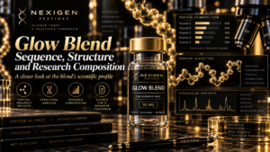 Glow Blend research material composition and peptide blend characteristics featured image